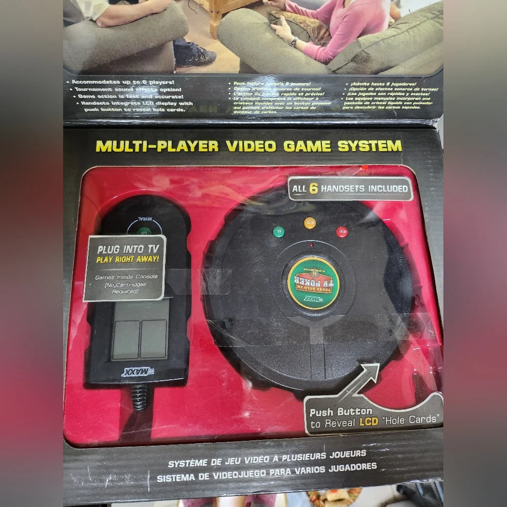 Texas Hold'Em TV Poker 6 Player Edition VsMaxx plug n play video game